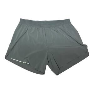 Lululemon Fast and Free Lined Short 6" M7AU8S Gray XXL